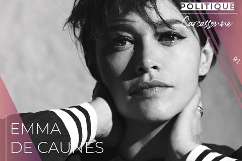 Emma de Caunes, comédienne, membre du jury professionnel du festival international du film politique de Carcassonne.