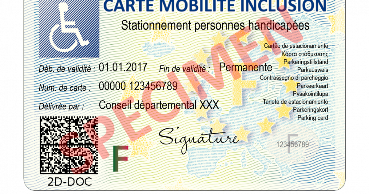 J Aimerais Beneficier De La Carte Mobilite Inclusion Aude