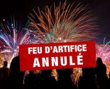 feu d'artifice annulé