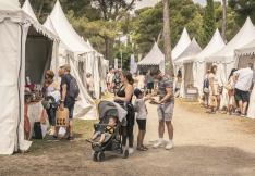 Les visiteurs présents pour Prom'Aude 2022 à Lézignan-Corbières.