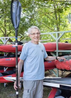 Maurice Ferrières, entraîneur de canoë-kayak