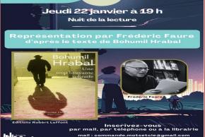 Nuit de la lecture - Frédéric Faure