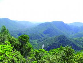 vue sur des colines