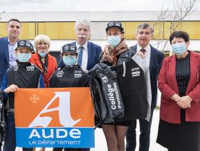 inauguration du collège des Fontanilles, à Castelnaudary