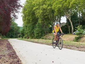 La voie verte est réservée aux cyclistes et piétons