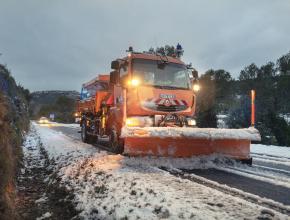 déneigement à Lagrasse