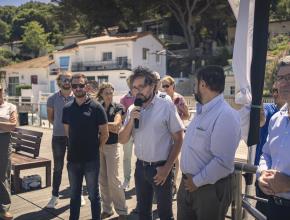 inauguration de l'appli coastsnap à La Franqui