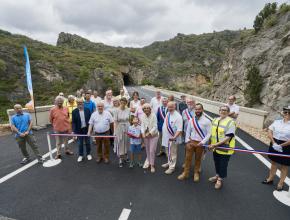 Inauguration du pont de Ripaud.