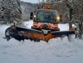 Opération de déneigement en Haute Vallée de l'Aude en janvier 2026