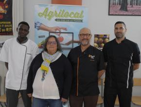 Le livret agrilocal remis au collège saint-exupéry de Bram