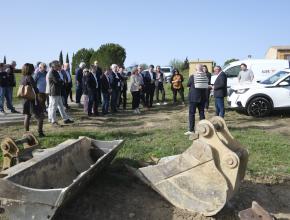 Lancement du chantier de l'éco quartier de Couffoulens dans l'Aude