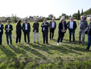 Lancement du chantier de l'éco quartier de Couffoulens dans l'Aude