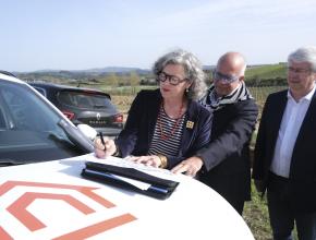 Lancement du chantier de l'éco quartier de Couffoulens dans l'Aude