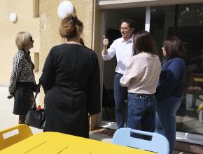 Visite de la structure accueil enfance de Pennautier