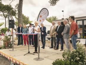 La présidente du Département de l'Aude Hélène Sandragné venue inaugurer Prom'Aude 2022