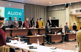 Une minute de silence a été observée en hommage à Samuel Paty, lors de la session du conseil départemental de l'Aude