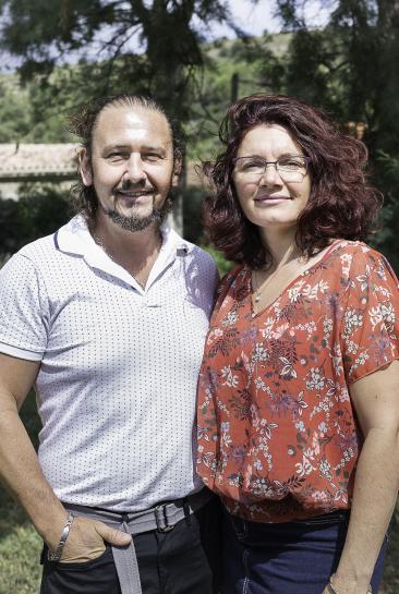 Sandrine et André Volle, assistants familiaux dans l'Aude.