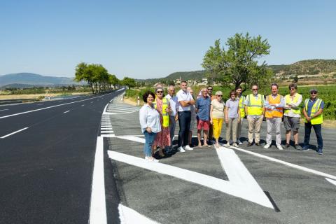 Inauguration du chantier conilhac lézignan
