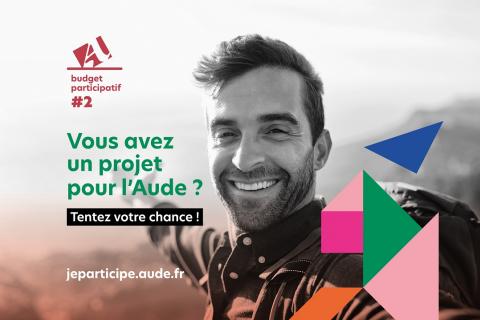 Visuel du bduget participatif 2 du Département de l'Aude