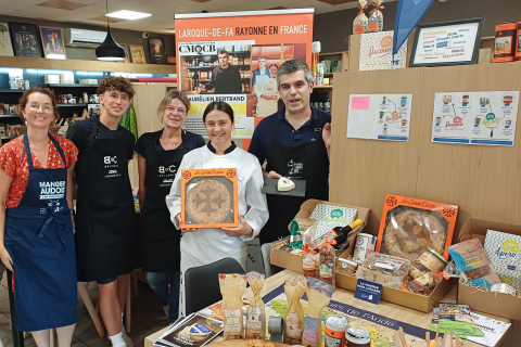 Animation et dégustation des produits Pays Cathare dans les boutiques partenaires