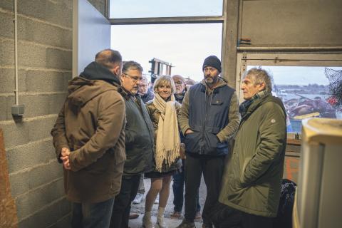 inauguration du quai de pêche à Gruissan