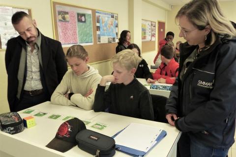 Intervention du Smmar au collège de Quillan sur le risque de sécheresse et d'inondations