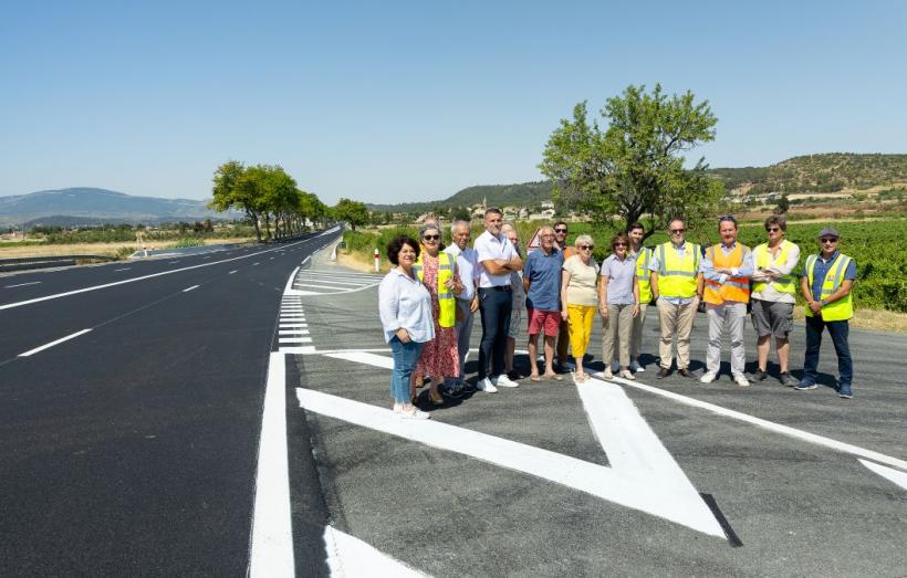 Inauguration du chantier conilhac lézignan