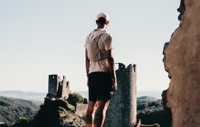 Aurélien Sanchez, ultra-trailer, à l'assaut des Forteresses royales du Languedoc.