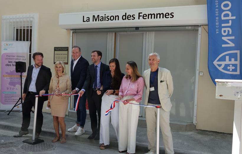 les représentants des partenaires de la maison des femmes de Narbonne.