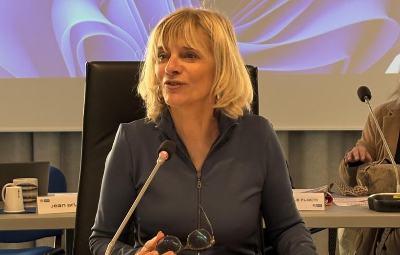 Hélène Sandragné, présidente du conseil départemental de l'Aude