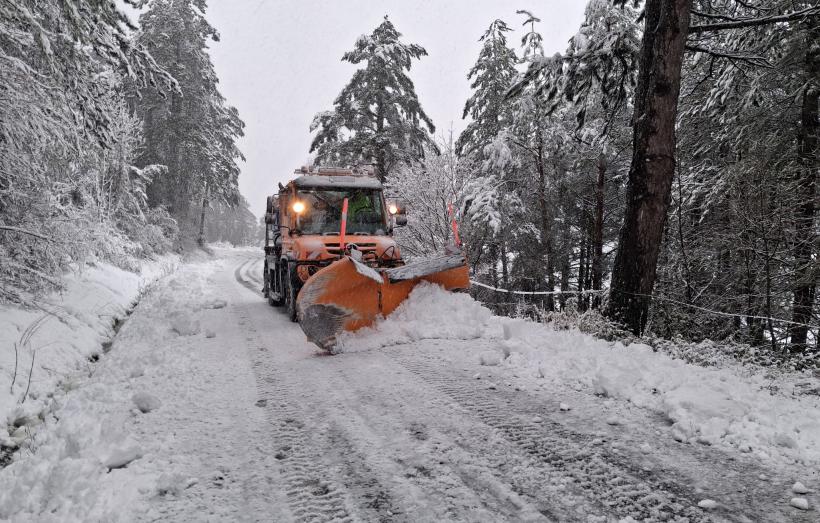 Chasse-neige à Axat
