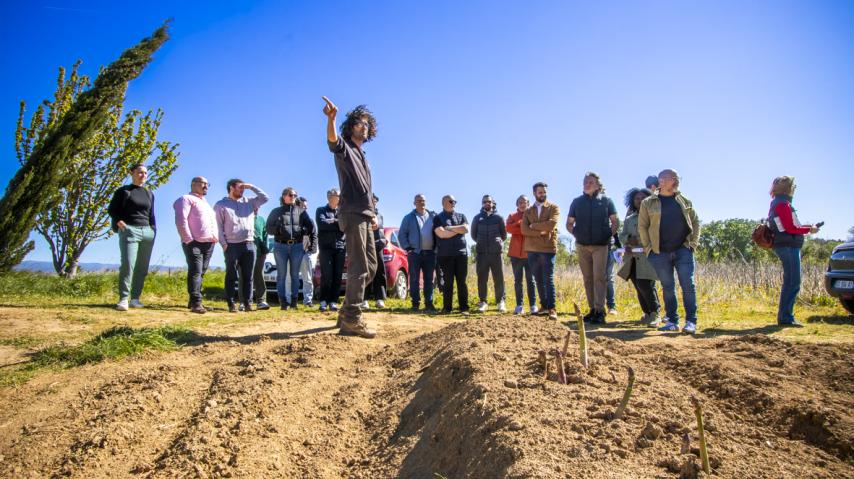 Une journée de découverture de l'agriculture durable dans l'Aude.