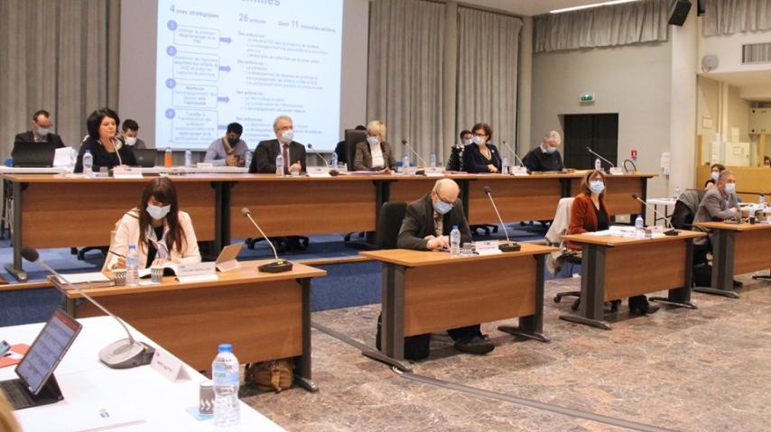 session du conseil départemental de l'Aude.