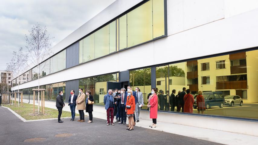 Le collège des Fontanilles à Castelnaudary, présenté au public.