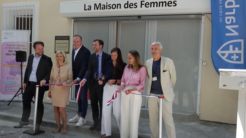 les représentants des partenaires de la maison des femmes de Narbonne.
