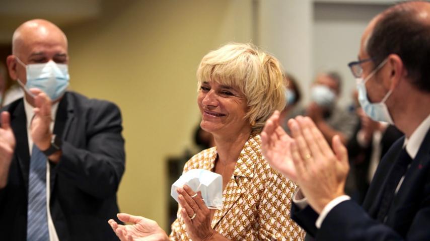 Hélène Sandragné élue présidente du Département le jeudi 1er juillet 2021.