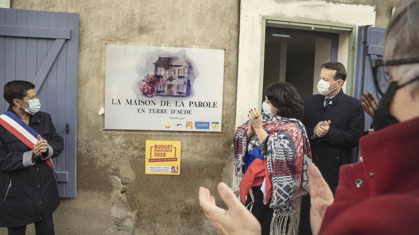 INAUGURATION MAISON DE LA PAROLE FABREZAN