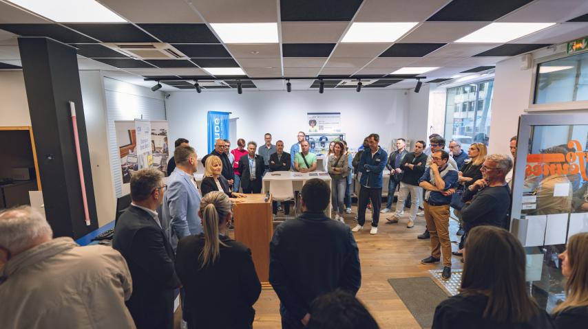 inauguration des nouveaux locaux d'acti city à Narbonne.