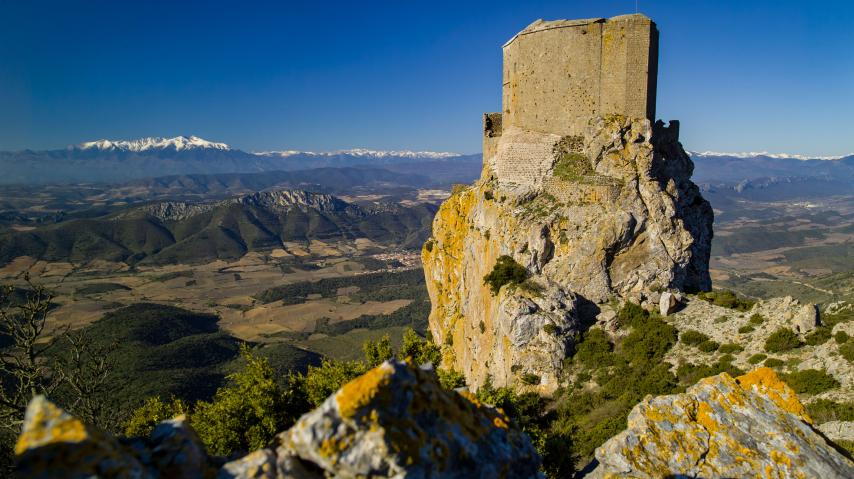 Château de Quéribus, dans l'Aude.