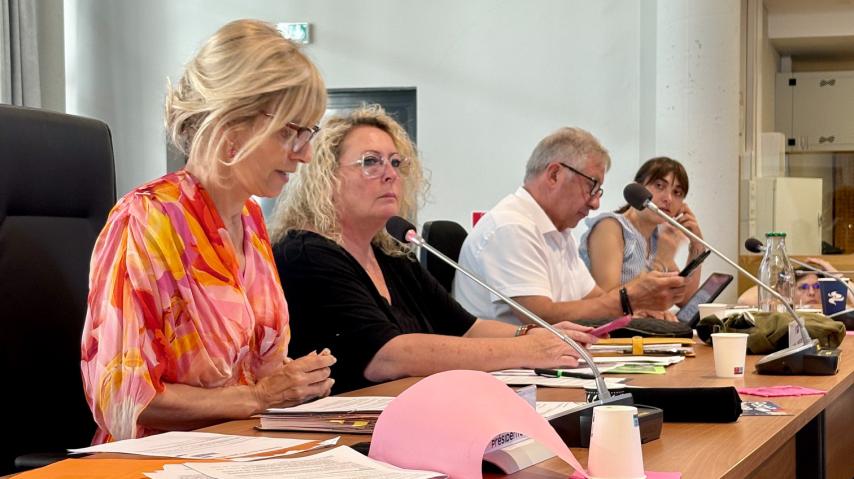 Hélène Sandragné, présidente du conseil départemental de l'Aude