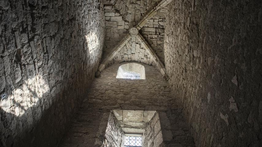 Transept nord de l'abbaye de Lagrasse