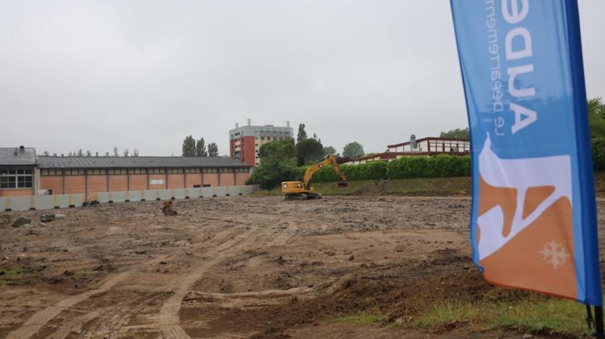 CHANTIER RECONSTRUCTION COLLEGE ALAIN DE CARCASSONNE