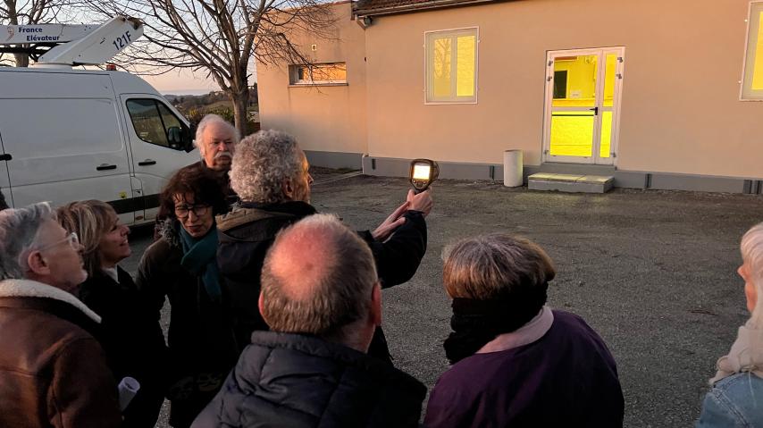 Le 3 février, soirée thermographie à Tréziers.