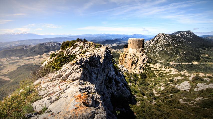 Paysage Quéribus