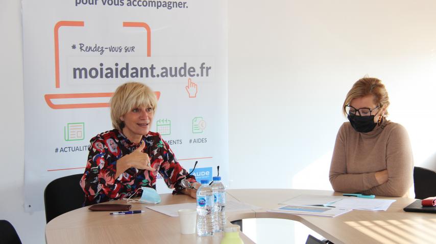 conférence de presse lancement du site moiaidant.aude.fr