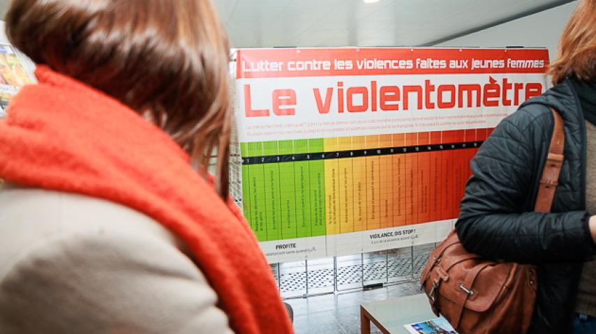 Le violentomètre, outil de prévention dans la lutte contre les violences faites aux femmes.