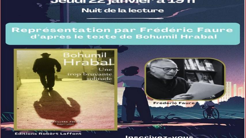 Nuit de la lecture - Frédéric Faure