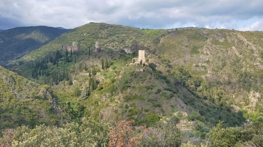 Belvédère des châteaux de Lastours