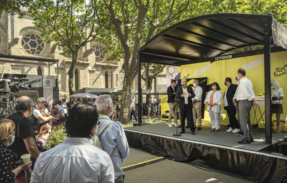Photo souvenir du Tour de France 2021 - Carcassonne-Quillan
