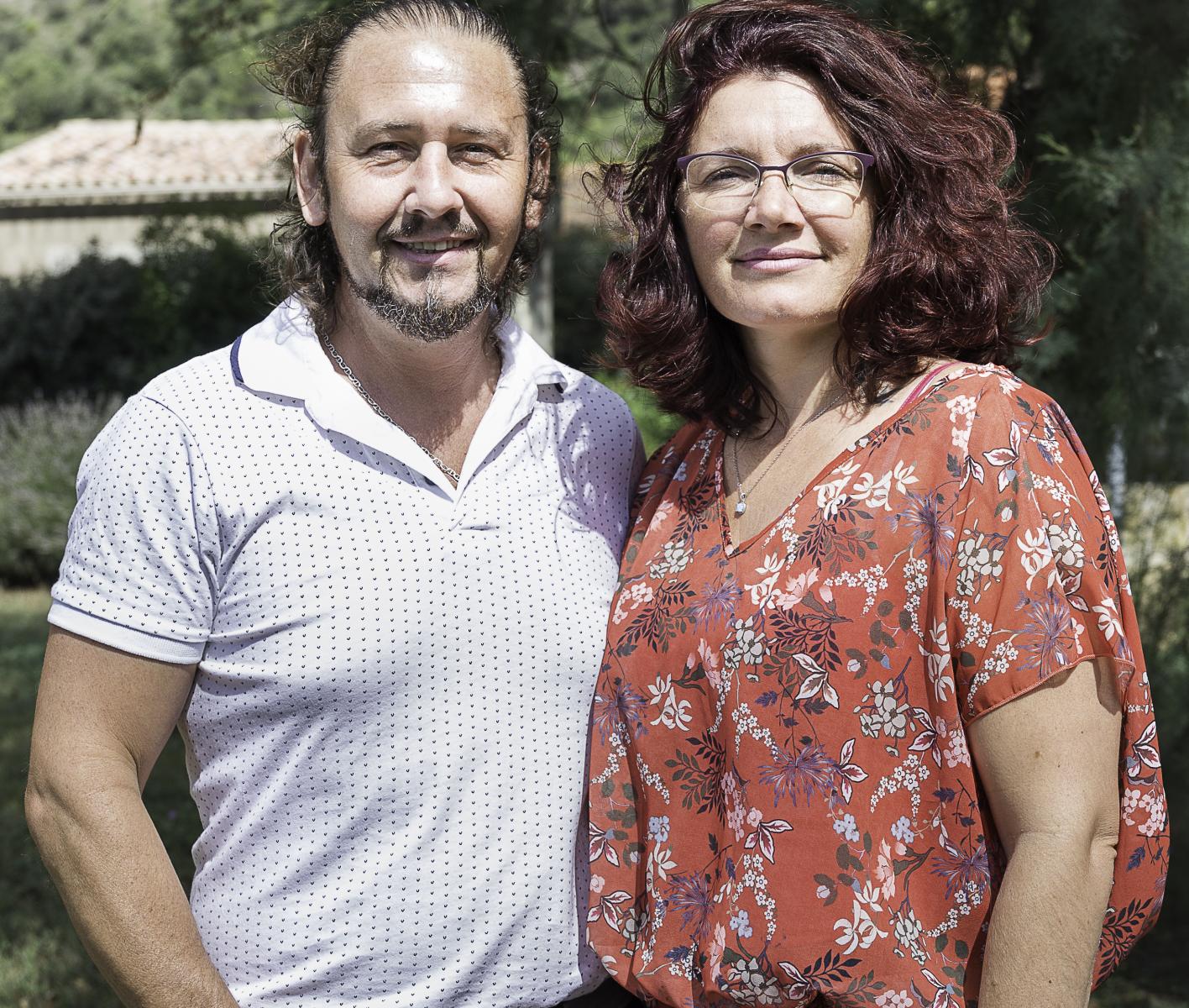 Sandrine et André Volle, assistants familiaux dans l'Aude.